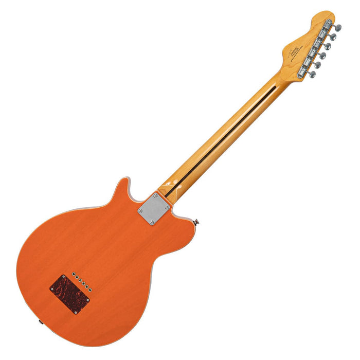 Vintage REVO Series 'Vision' Electric Guitar ~ Trans Orange