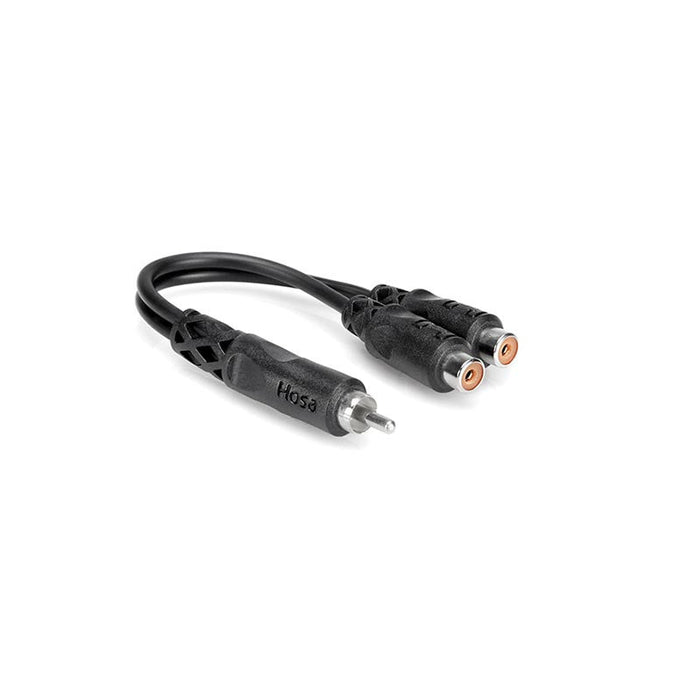 Hosa Cable RCA Y de 6" 2 hembra a 1 macho