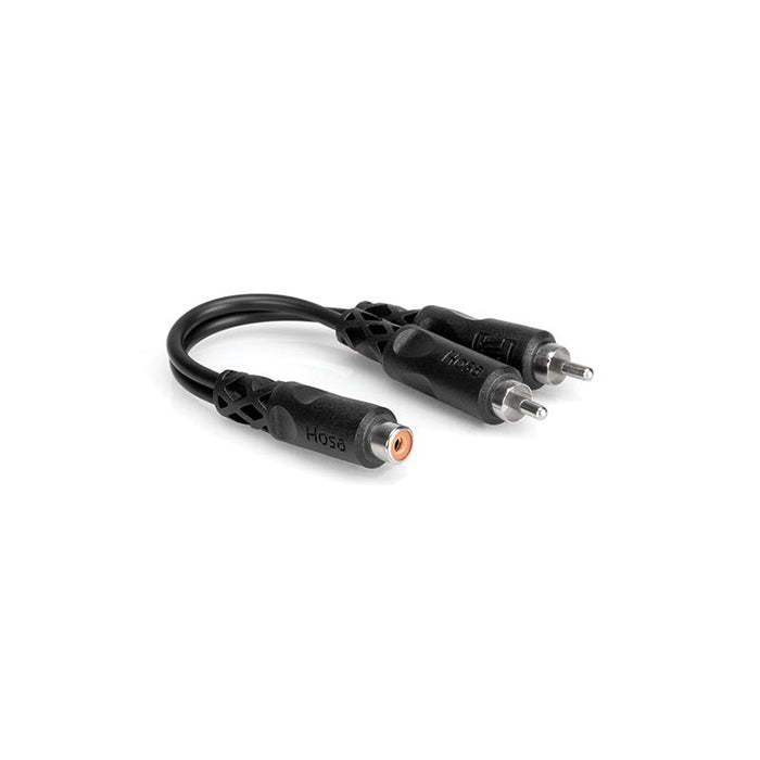 Cable Hosa Y - RCA hembra a doble RCA macho