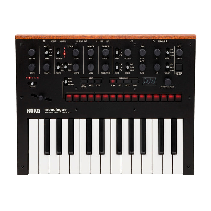 KORG monologue Monophonic Analog Synthesizer - Black