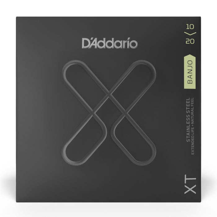 Banjo DAddario 10-20 XT de acero inoxidable con cuerdas ligeras y medianas