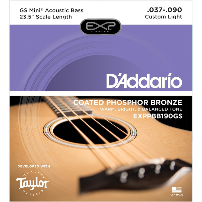 DAddario 37-90 EXP Custom Medium GS Mini Acoustic Bass Strings