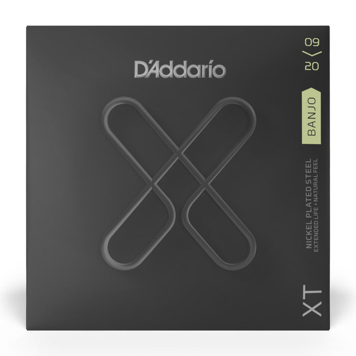 Banjo DAddario 9-20 XT de acero niquelado con cuerdas ligeras