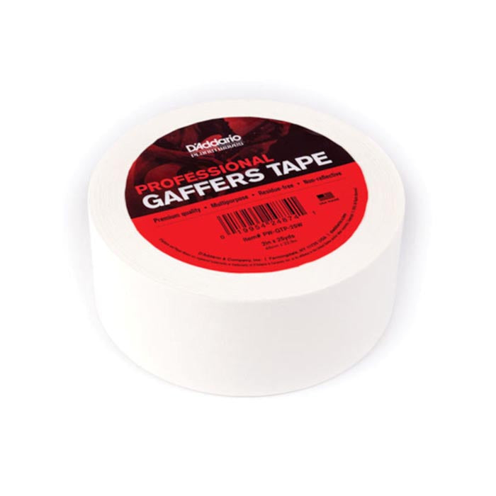 DAddario Gaffers Tape White 25 Yards