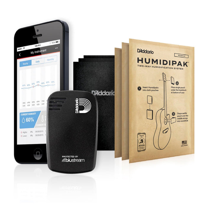 DAddario Humidikit - Humiditrak - Humidipak Bundle