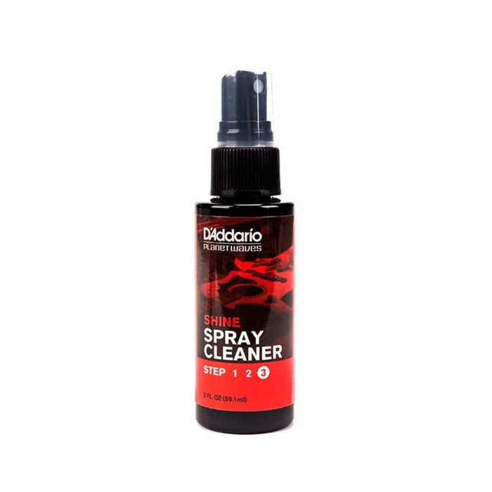 D'Addario Shine Spray Cleaner and Maintainer Small Bottle