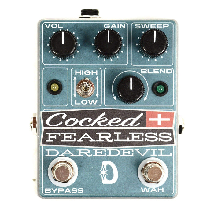 Daredevil Pedals Cocked & Fearless Distortion and Fixed Wah