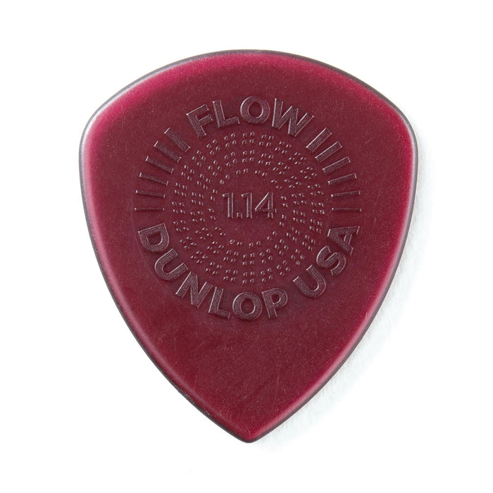 Dunlop 1.14 Flow Standard Grip Picks, 6 Pack