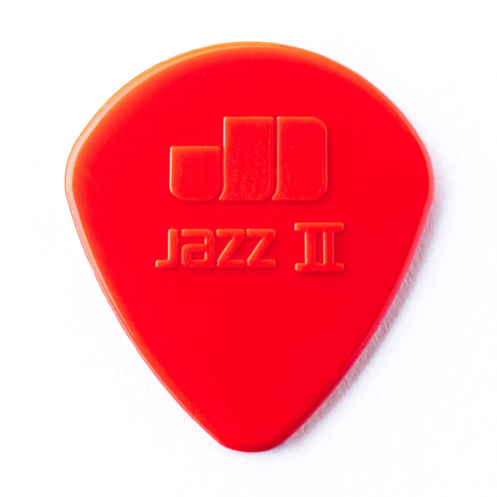 Dunlop 1.18 Red Nylon Jazz II Picks 6 Pack