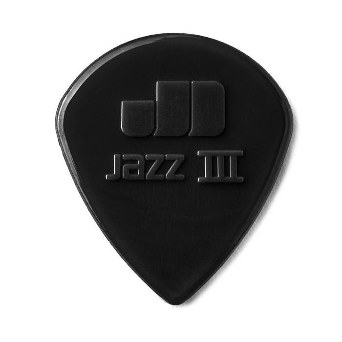 Púas Dunlop 1.38 Nylon Stiffo Jazz III, paquete de 6