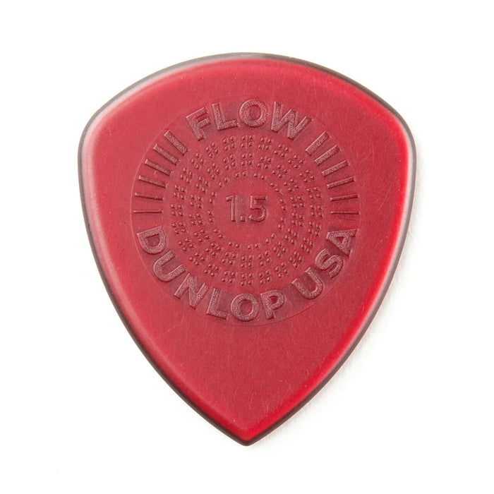 Púas Dunlop 1.5 Flow Standard Grip, paquete de 6