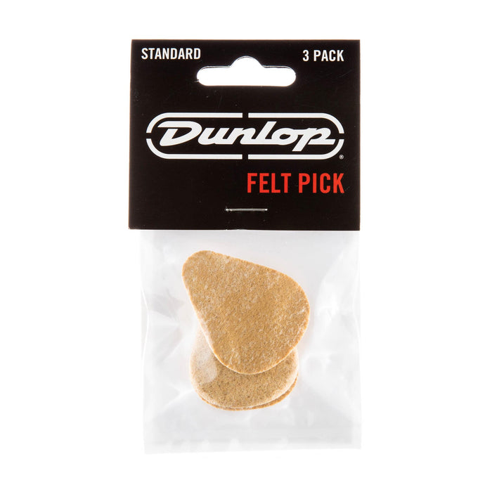 Púas de fieltro Dunlop 3.2, paquete estándar de 3