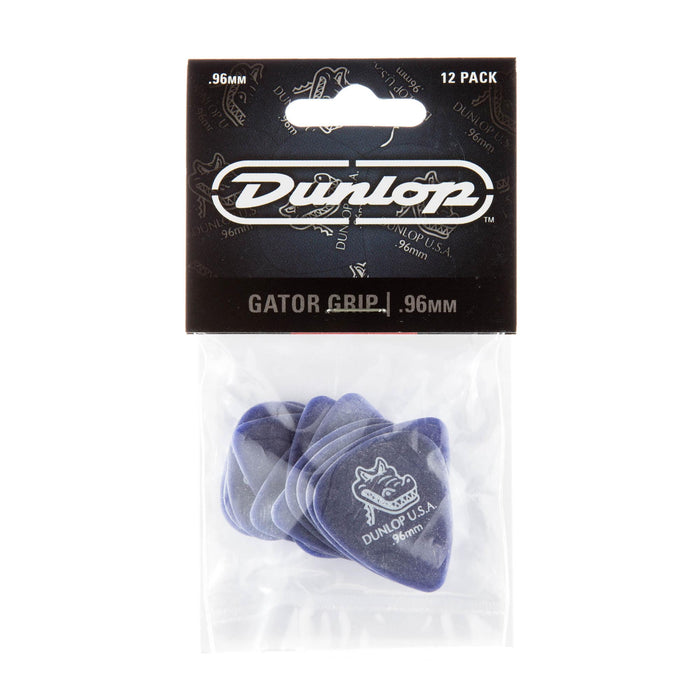 Dunlop .96 Violet Gator Grip Standard Picks 12 Pack