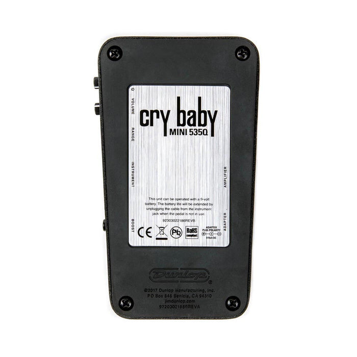 Pedal de efecto wah Dunlop Cry Baby Mini 535Q