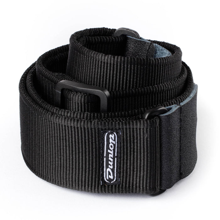 Dunlop D38 Nylon Solid Black Strap