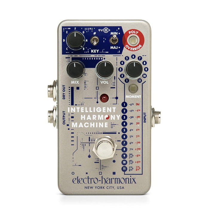 Pedal de efecto armonizador/cambiador de tono de máquina de armonía inteligente Electro Harmonix