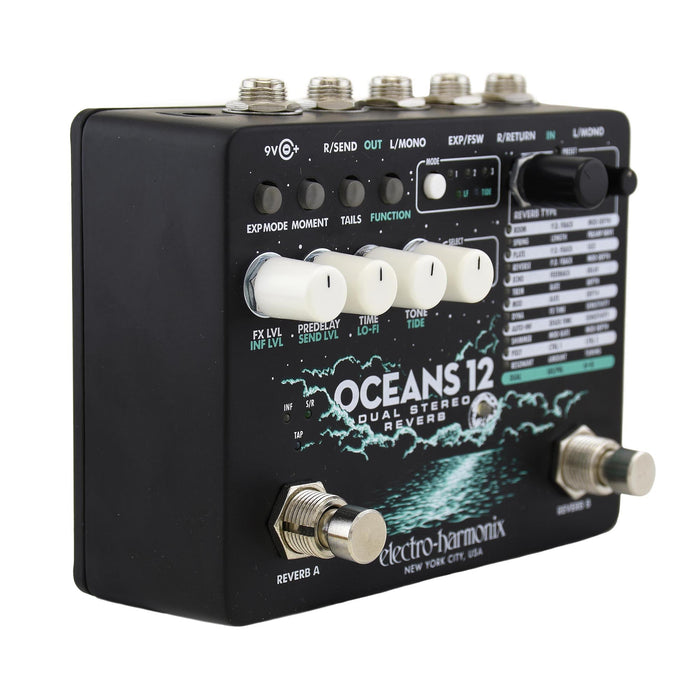 Reverberación estéreo dual Oceans 12 de Electro Harmonix