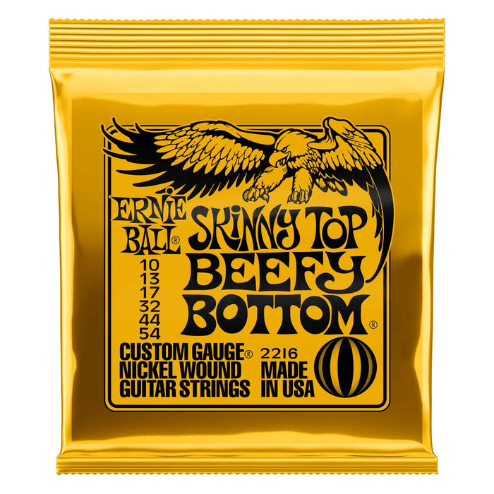 Cuerdas para guitarra eléctrica Ernie Ball 10-54 Skinny Top Beefy Bottom Slinky Nickel Wound