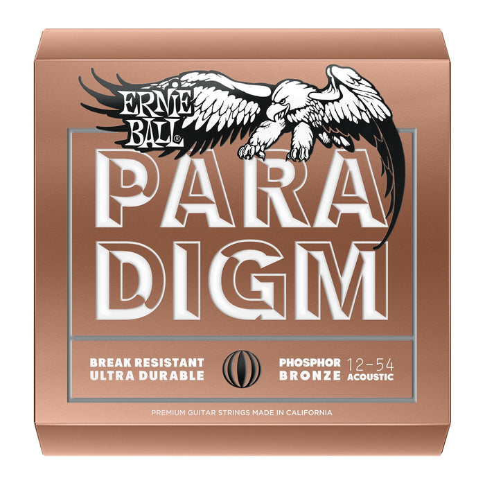 Cuerdas para guitarra acústica Ernie Ball 12-54 Paradigm Medium Light Phosphor Bronze