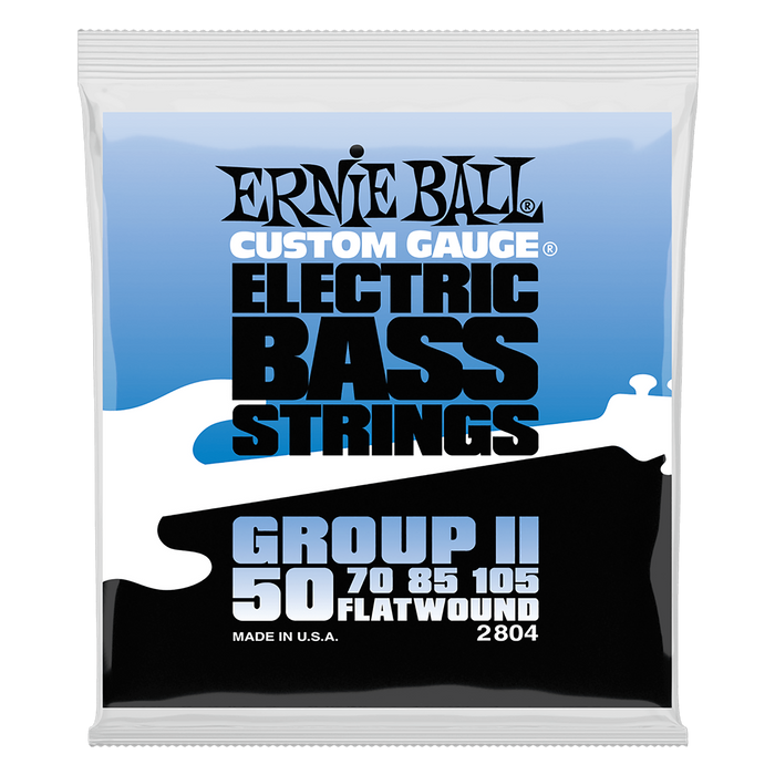 Ernie Ball 50-105 Flatwound Group II Electric Bass Strings