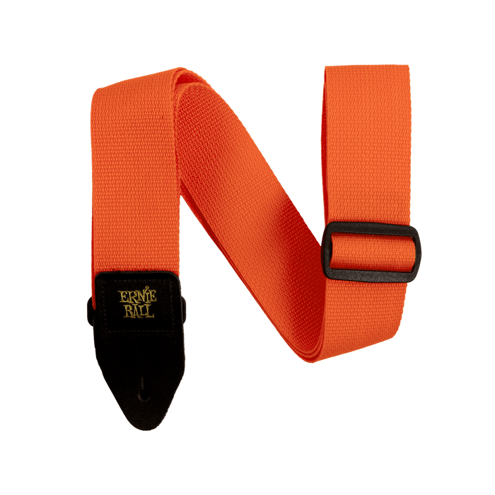 Correa de guitarra Ernie Ball de polipropileno naranja y negro