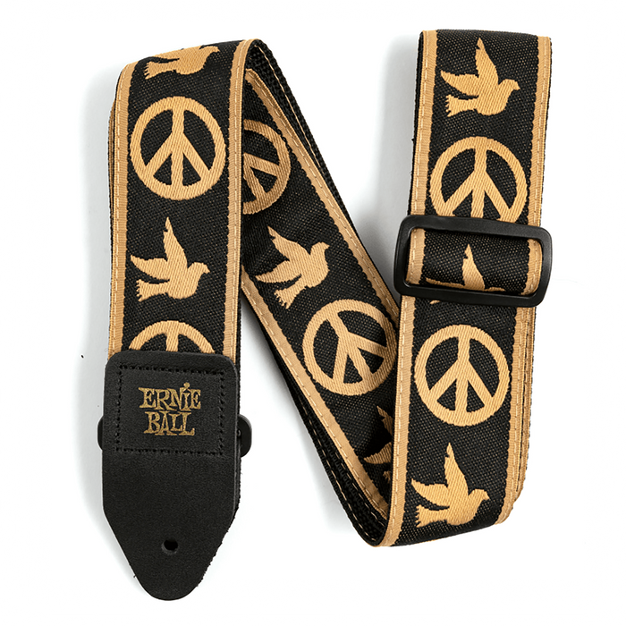 Correa de jacquard Peace Love Dove de Ernie Ball