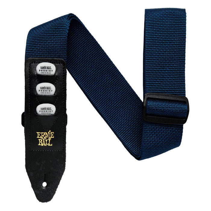 Ernie Ball Pickholder Polypro Strap Navy