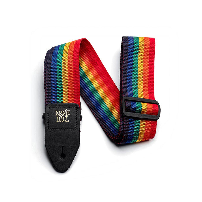 Ernie Ball Polypro Strap, Rainbow