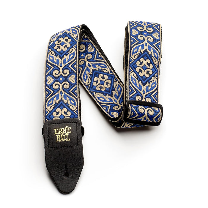 Correa de jacquard tribal azul de Ernie Ball