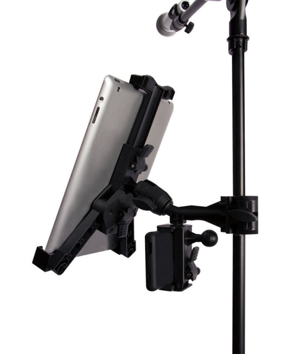 On-Stage Stand DUAL Tablet / Smart Phone Holder TCM1500