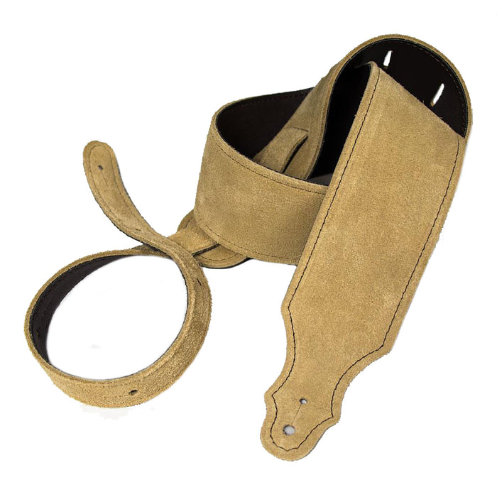 Franklin Strap 2.5 inch Honey Suede Purist with Leatherette Backing