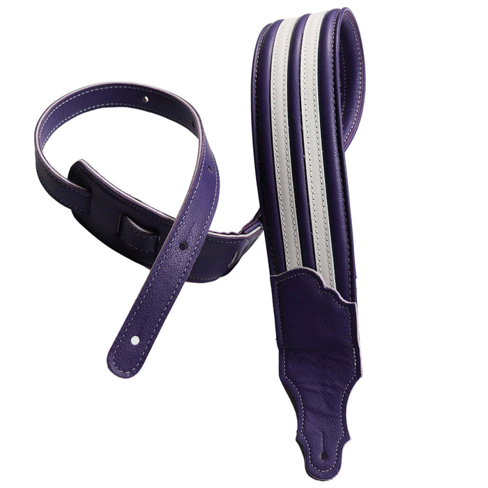 Correa para guitarra Franklin Strap Hot Rod de 2,5 pulgadas, color morado