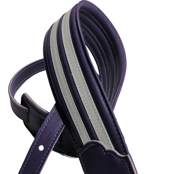 Correa para guitarra Franklin Strap Hot Rod de 2,5 pulgadas, color morado