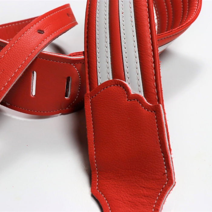 Franklin Strap 2.5 inch Hot Rod Guitar Strap, Red