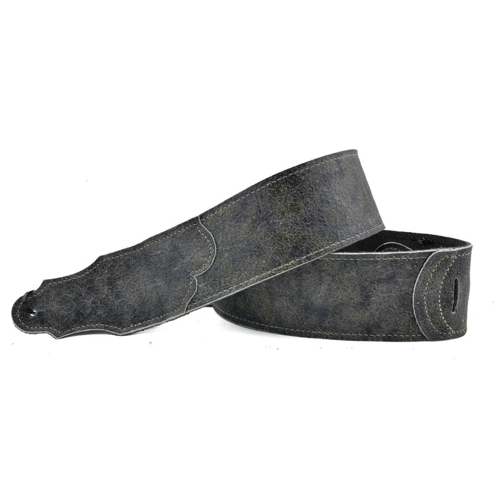 Franklin Strap 2.5 inch Original Distressed Leather Roadhouse Strap - Slate