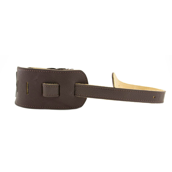 Correas de cuero para guantes con eslabones de 3 pulgadas de Franklin Strap - Eslabones de cuero para prendas de vestir - Chocolate