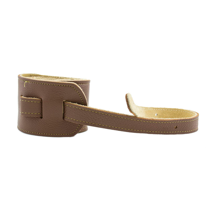 Franklin Strap 3 inch Original Natural Glove Straps Natural Leather - Caramel / Gold