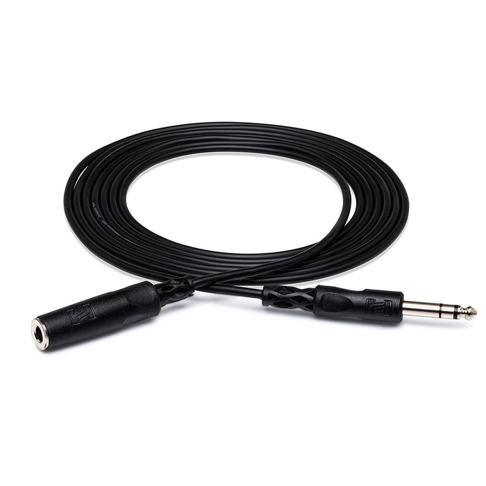 Cable de extensión para auriculares Hosa de 25 pies, conector TRS de 1/4 pulg. a conector TRS de 1/4 pulg.