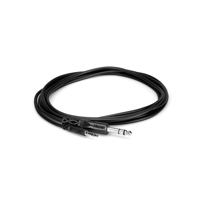 Cable Hosa de 5 pies con conector TRS de 3,5 mm y conector TRS de 1/4"