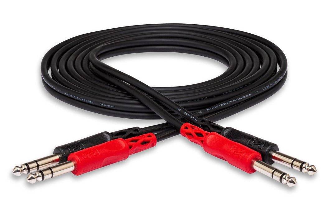 Hosa Dual Stereo 1/4 Cable (6.6Ft)"