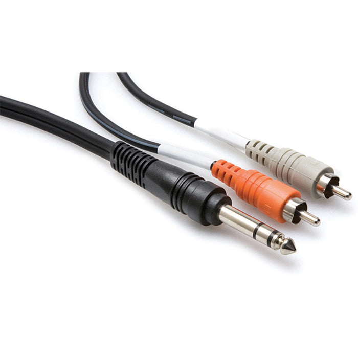 Hosa TRS-202 Send/Return 1/4" - 2 RCA cable 6.6 feet