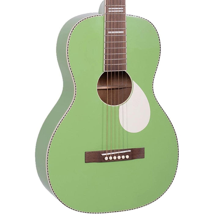 Recording King 6 String Acoustic Guitar, Right, Revolution Green (RPS-7-GN)