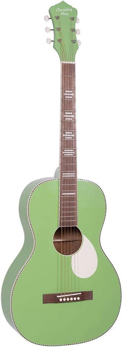 Recording King 6 String Acoustic Guitar, Right, Revolution Green (RPS-7-GN)