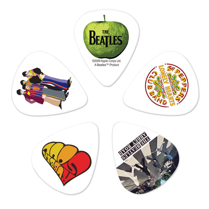 Púas de guitarra DAddario Beatles - Álbumes - Paquete de 10 finas