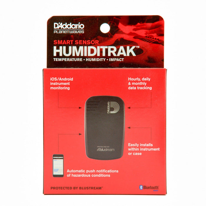 Sensor de humedad y temperatura Bluetooth Humiditrak de DAddario