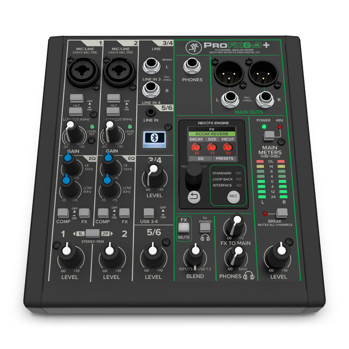 Mackie ProFX6v3+ 6-Channel Analog Mixer