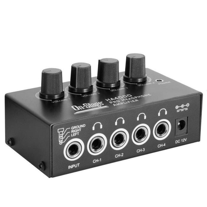 On-Stage HA4000 Pro Headphone Amplifier